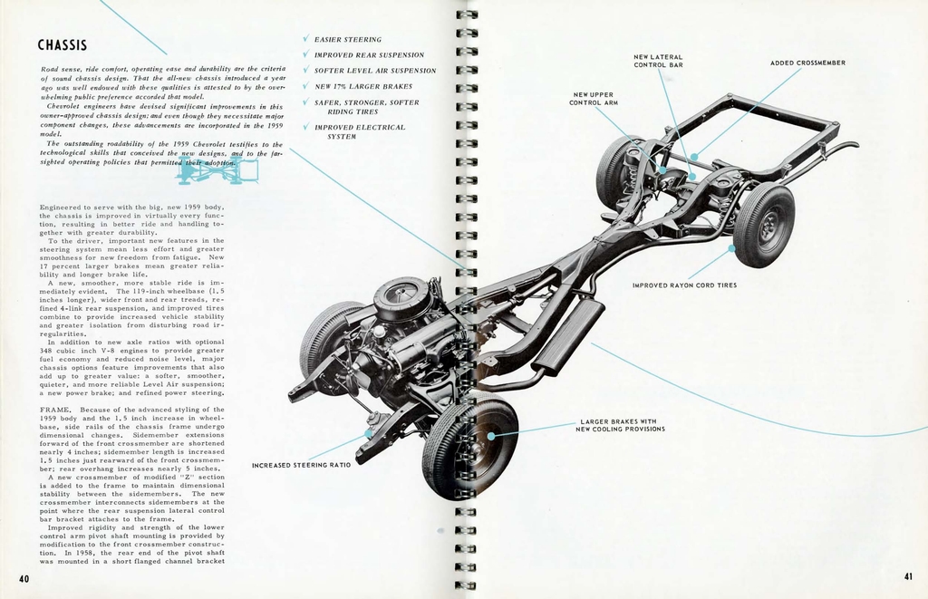 1959 Chevrolet Engineering Features Booklet Page 15